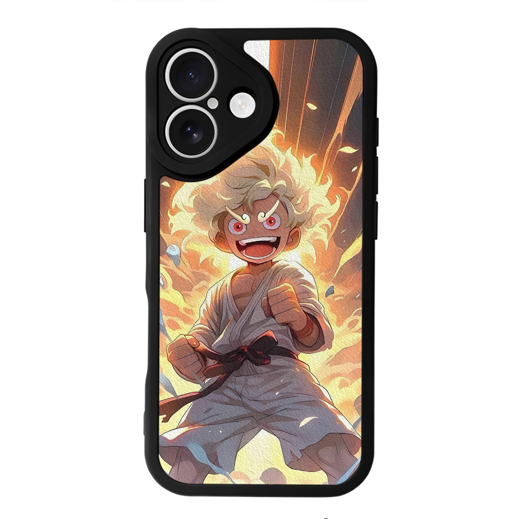（画像用） ワンピース ONE PIECE 【iPhone 16シリーズ対応】シリコンスマホケース（レザー調） 材質：シリコン